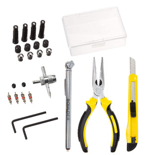 Boulder Tools Heavy Duty Tire Repair Kit for Tubeless Tires on Cars, Trucks, Trailers, Motorcycles, ATVs, RVs, Tractors